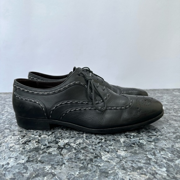 Bottega Veneta Italy Wingtip Oxford Dress Shoes Mens EUR 44 - Picture 5 of 14